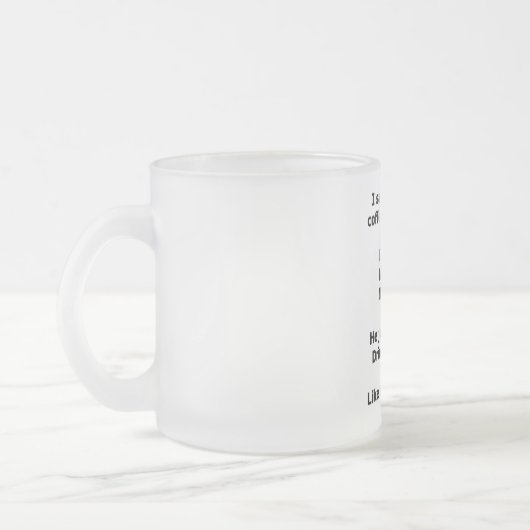 Koffiewinkel Matglas Koffiemok (Links)