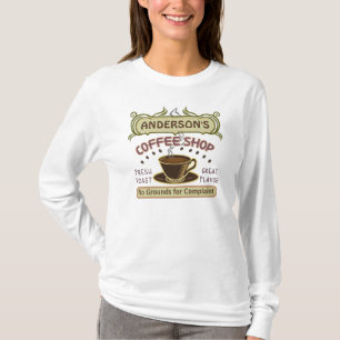 Koffiewinkel met bekertje Creëer Je eigen persoon T-shirt