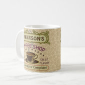 Koffiewinkel met bekertje Creëer Je eigen persoonl Koffiemok (Voorkant links)