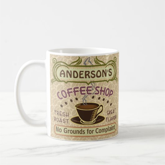 Koffiewinkel met bekertje Creëer Je eigen persoonl Koffiemok (Links)