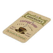 Koffiewinkel met bekertje Creëer Je eigen persoonl Magneet (Linkerzijde)