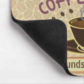 Koffiewinkel met bekertje Creëer Je eigen persoonl Muismat (Hoek)