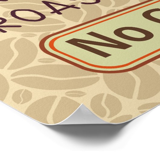 Koffiewinkel met bekertje Creëer Je eigen persoonl Poster (Hoek)