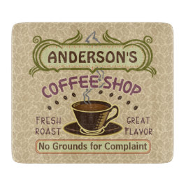 Koffiewinkel met bekertje Creëer Je eigen persoonl Snijplank