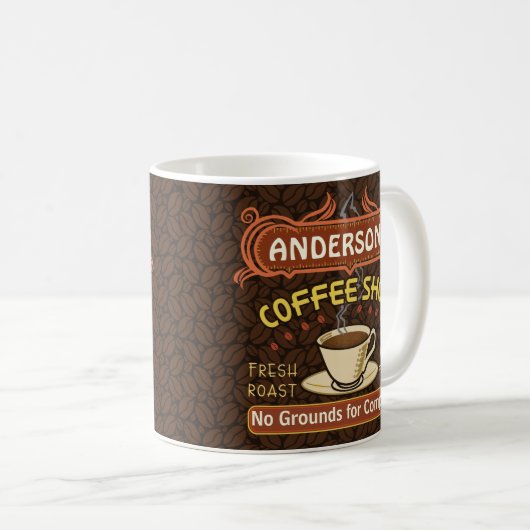 Koffiewinkel met Mok Creëer Je eigen persoonlijke (Voorkant rechts)