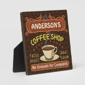 Koffiewinkel met Mok Creëer Je eigen persoonlijke  Fotoplaat (Voorkant)