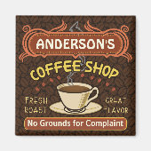 Koffiewinkel met Mok Creëer Je eigen persoonlijke Magneet (Voorkant)