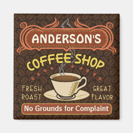 Koffiewinkel met Mok Creëer Je eigen persoonlijke  Magneet