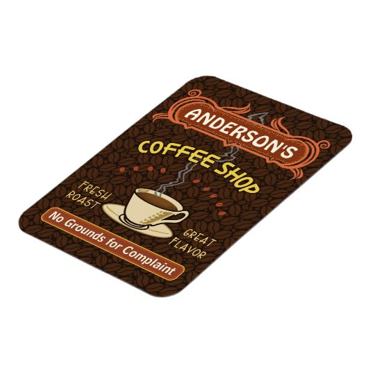 Koffiewinkel met Mok Creëer Je eigen persoonlijke Magneet (Linkerzijde)