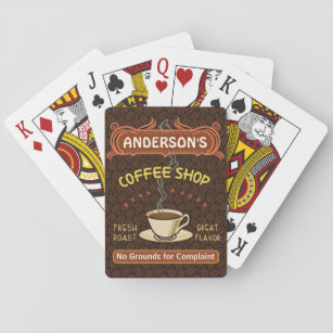 Koffiewinkel met Mok Creëer Je eigen persoonlijke Pokerkaarten