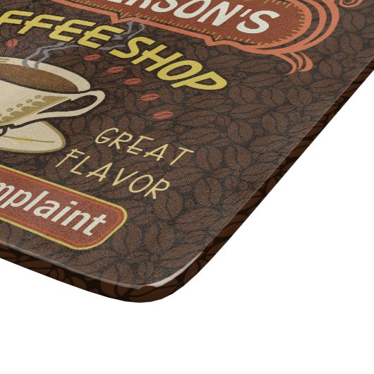 Koffiewinkel met Mok Creëer Je eigen persoonlijke Snijplank (Hoek)