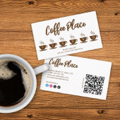 Koffiewinkel Modern QR Code Loyalty Kaart