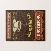 Koffiewinkel Mok Creëer uw eigen, persoonlijk brui Legpuzzel (Horizontaal)