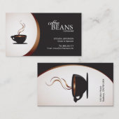 Koffiewinkel of bakkerijproducten visitekaartje (Voorkant / Achterkant)