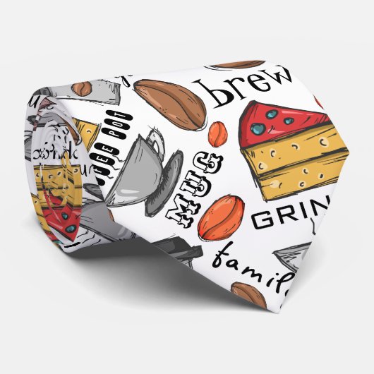 Koffiewinkel of café stropdas (Opgerold)