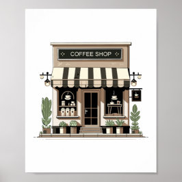 Koffiewinkel Poster