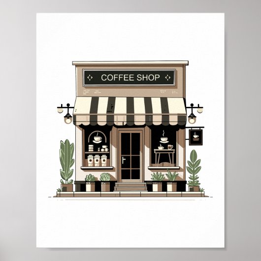 Koffiewinkel Poster (Voorkant)