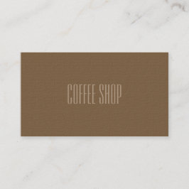 Koffiewinkel Professional-Visitekaartje Visitekaartje