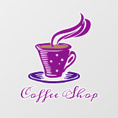 Koffiewinkel Raamsticker (Vel)