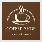 Koffiewinkel Raamsticker (Vel)