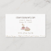 Koffiewinkel Retro Quirky Loyalty Kaart Visitekaartje (Achterkant)