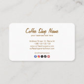 Koffiewinkel Schattigee loyaliteit Kaart Klantenkaartje (Achterkant)