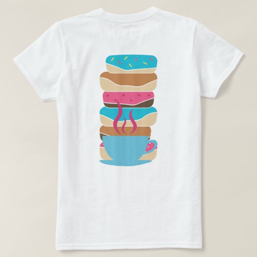 Koffiewinkel T-shirt (Design achterkant)