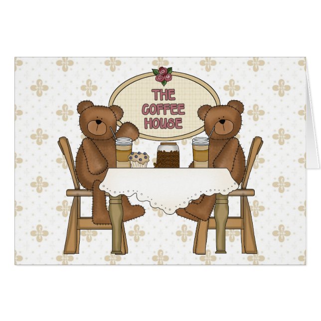Koffiewinkel Teddy Bears (Voorkant Horizontaal)