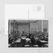 Koffiewinkel van het man briefkaart (Voorkant / Achterkant)