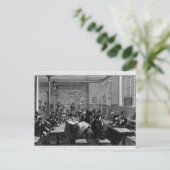 Koffiewinkel van het man briefkaart (Staand voorkant)