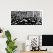 Koffiewinkel van het man poster (Thuiskantoor)