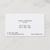 Koffiewinkel Visitekaartje (Achterkant)