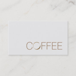 Koffiewinkel Visitekaartje