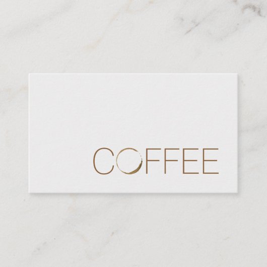 Koffiewinkel Visitekaartje (Voorkant)