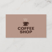 Koffiewinkel Visitekaartje (Voorkant)