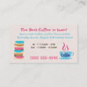 Koffiewinkel Visitekaartje (Achterkant)