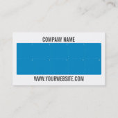 Koffiewinkel Visitekaartje Loyalty Punch Card (Achterkant)