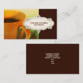 Koffiewinkel Visitekaartjes {bruin} (Voorkant / Achterkant)