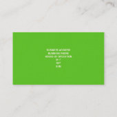 Koffiewinkel Visitekaartjes {kalkgroen} (Achterkant)