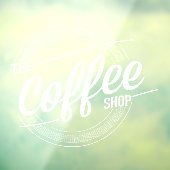 Koffiewinkelbedrijf Raamsticker (Vel 3)