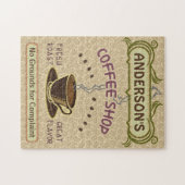 Koffiewinkelbekertje Creëer Uw eigen persoonlijke Legpuzzel (Horizontaal)