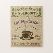 Koffiewinkelbekertje Creëer Uw eigen persoonlijke  Legpuzzel (Verticaal)