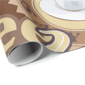 Koffiewinkelbord  cadeaupapier (Rol Hoek)