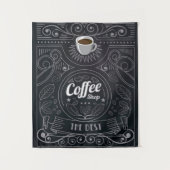 Koffiewinkelmandje Wandkleed (Voorkant)