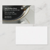 Koffiewinkelontwerp Visitekaartje (Voorkant / Achterkant)