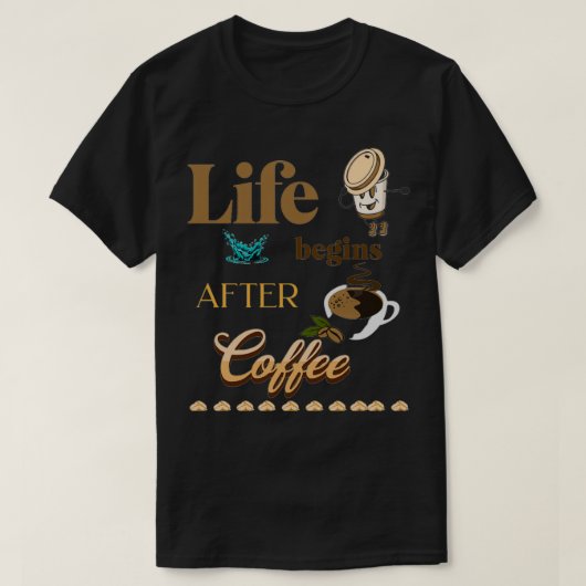 koffiewinkels t-shirt (Design voorkant)