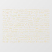 Koffiewinkelvensternummers, moderne raamkoeling raamsticker (Vel)