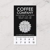 Koffiewoord Zoeken Loyaliteit Punch Klantenkaartje (Achterkant)