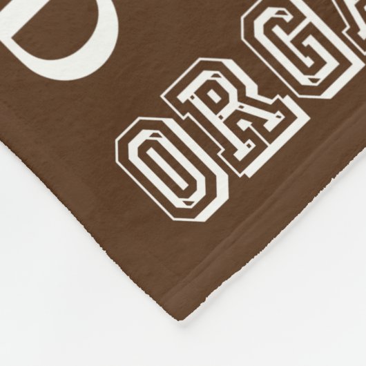 KOFFIEWOORDEN FLEECE DEKEN (Hoek)