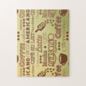 Koffiewoorden Legpuzzel (Verticaal)